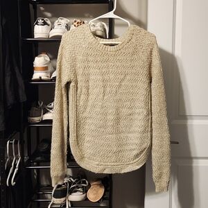 Love By Design Textured Beige Sweater